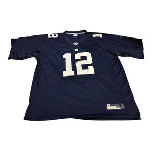 Reebok Steve Smith‎ New York Giants Jersey Blue and White Size 3XL